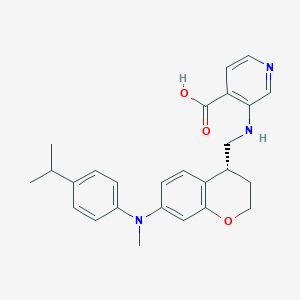 Chemical structure of Zavondemstat