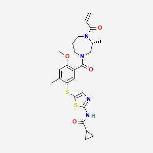 Chemical structure of Soquelitinib
