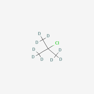 Chemical structure of [2H9]-tert-butyl chloride