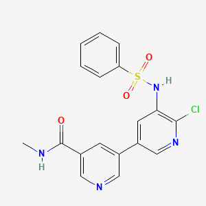 Chemical structure of CHMFL-PI4K-127