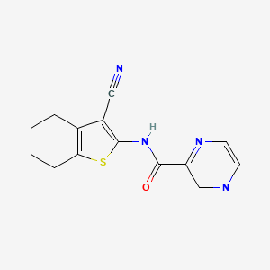 Chemical structure of CID 697851