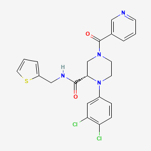 Chemical structure of SARS-CoV-2 Mpro-IN-2