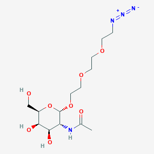 Chemical structure of alpha-GalNAc-TEG-N3