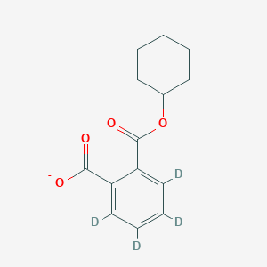 Chemical structure of Mono-Cyclohexyl Phthalate-3,4,5,6-d4