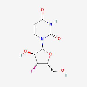 Chemical structure of 3′-Deoxy-3′-fluorouridine