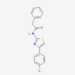 Chemical structure of Antibacterial agent 143
