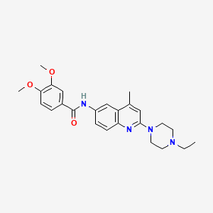 Chemical structure of HSP90-IN-22