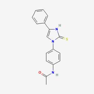 Chemical structure of Bcl-B inhibitor 1