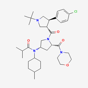 Chemical structure of Bivamelagon