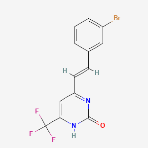Chemical structure of BVFP