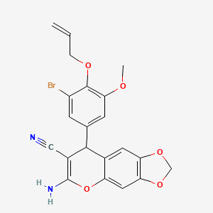 Chemical structure of Wnt pathway inhibitor 3