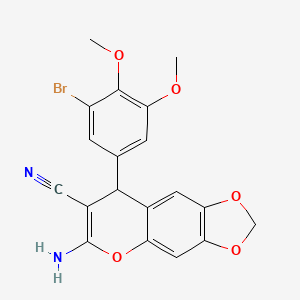 Chemical structure of Wnt pathway inhibitor 4