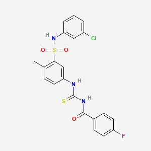 Chemical structure of Phosphatidylcholine transfer protein inhibitor-1