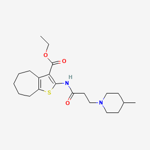 Chemical structure of Antiviral agent 30