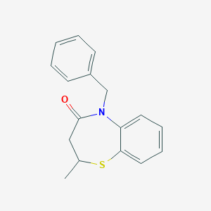 Chemical structure of GSK-3β inhibitor 14