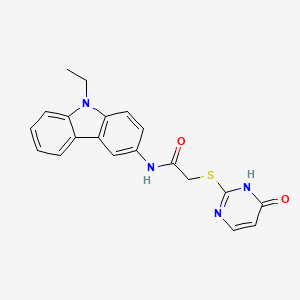 Chemical structure of PK095
