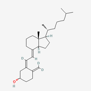 Chemical structure of Vitamin D3-d3