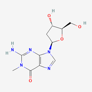 Chemical structure of 2'-Deoxy-N1-methylguanosine