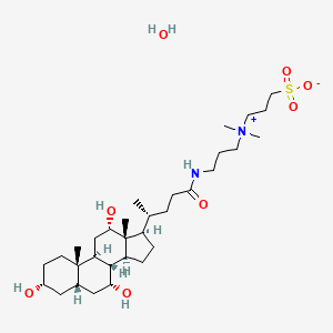 Chemical structure of CHAPS hydrate
