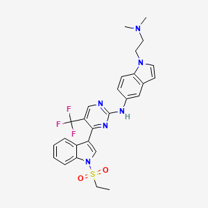 Chemical structure of EGFR mutant-IN-2