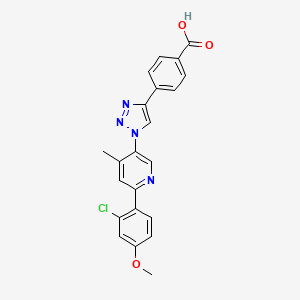 Chemical structure of LANA-DNA-IN-2