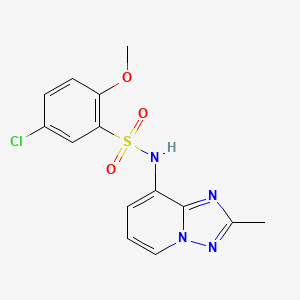 Chemical structure of MTDH-SND1 blocker 1