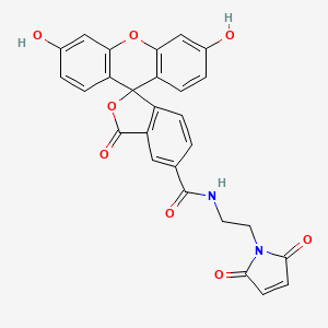 Chemical structure of 5-FAM maleimide