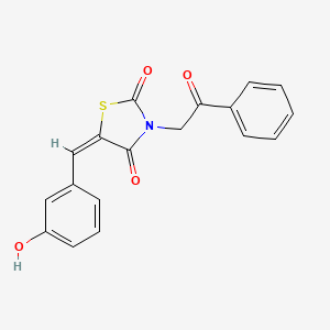 Chemical structure of TZ3O