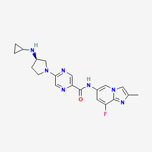 Chemical structure of mHTT-IN-2