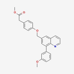 Chemical structure of RARα antagonist 1