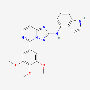 Chemical structure of Tubulin/JAK2-IN-1