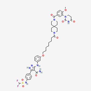 Chemical structure of PROTAC MLKL Degrader-1