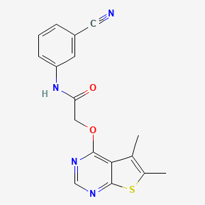 Chemical structure of Casein kinase 1δ-IN-7