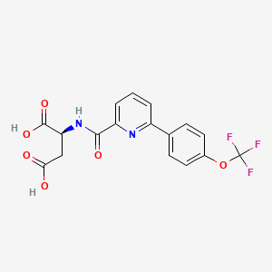 Chemical structure of SUCNR1-IN-2