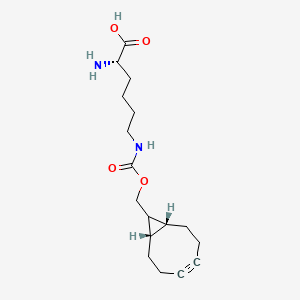 Chemical structure of exo-BCN-L-Lysine