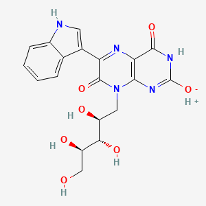 Chemical structure of Photolumazine III