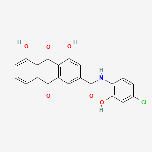 Chemical structure of α-Synuclein inhibitor 10