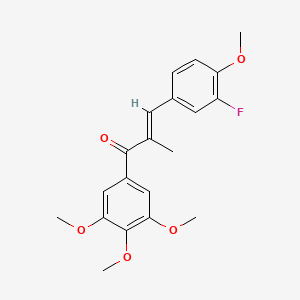 Chemical structure of Tubulin polymerization-IN-59