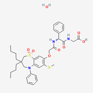 Chemical structure of Elobixibat hydrate