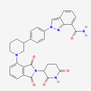 Chemical structure of PROTAC PARP1 degrader-1