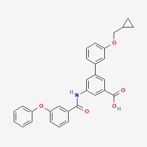 Chemical structure of FABP1-IN-1