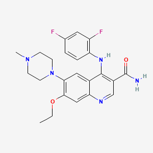 Chemical structure of AZ683
