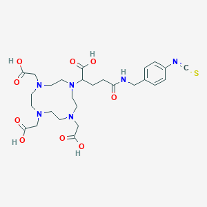 Chemical structure of p-NCS-Bz-DOTA-GA