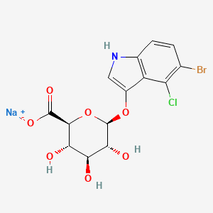 Chemical structure of X-Gluc sodium