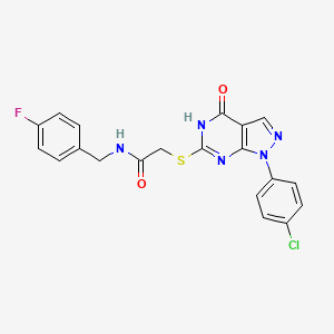 Chemical structure of PELP1-IN-1