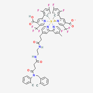Chemical structure of DBCO Ir catayst