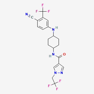 Chemical structure of MRGPRX2 modulator-1