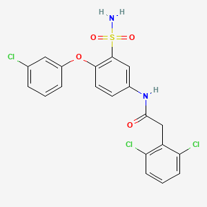 Chemical structure of P2X4 antagonist-1
