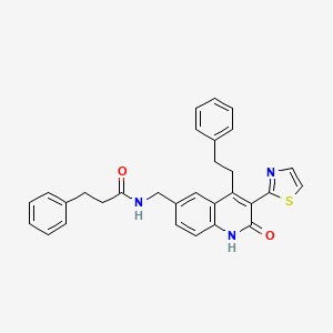 Chemical structure of DNA relaxation-IN-1