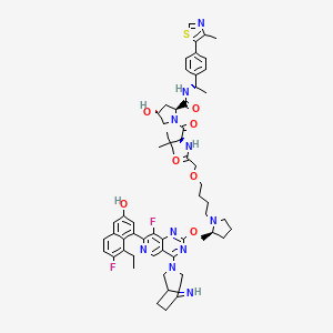 Chemical structure of PROTAC KRAS G12D degrader 1